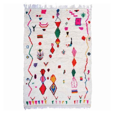 Tapis berbère Azilal fait-main au Maroc n°1 Them