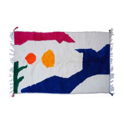 Tapis berbère fait-main au Maroc n°5 Them Them