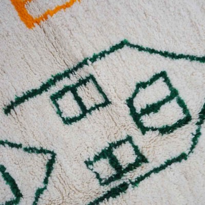 Tapis berbère fait-main au Maroc n°22 Them 2