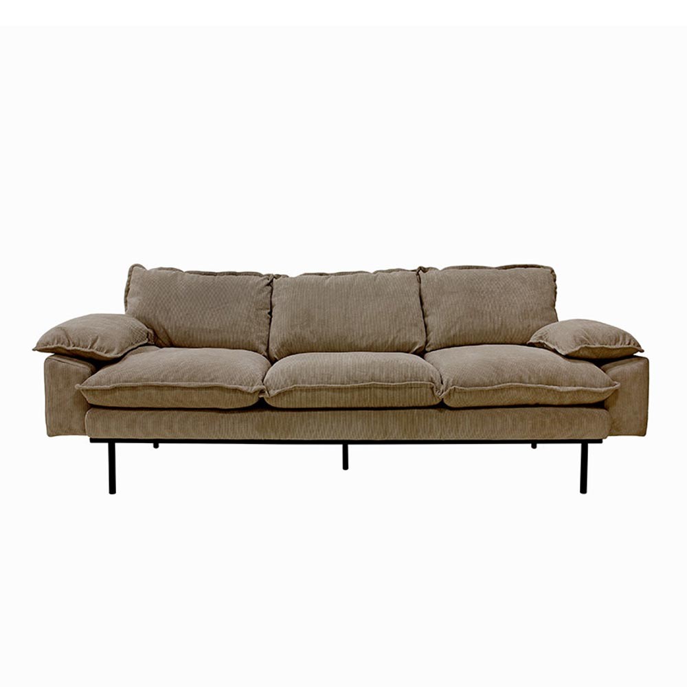 4zits bruine Retro bank HKliving