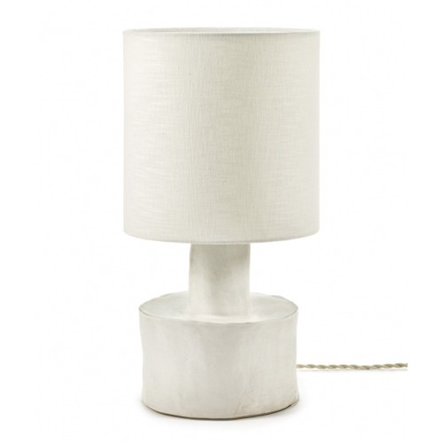 Catherine white and white matte table lamp Serax