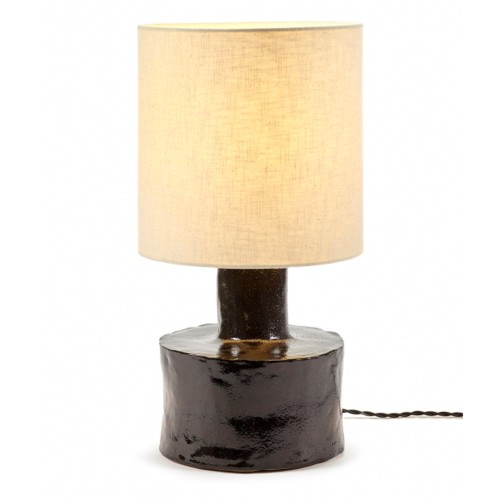 Catherine black and beige table lamp Serax