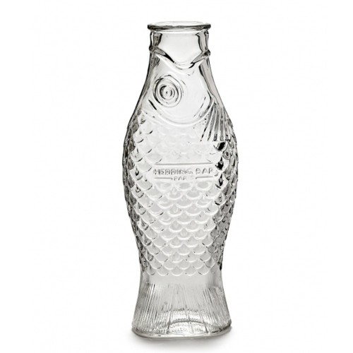 Fish and Fish bottle 85 cl transparent Serax