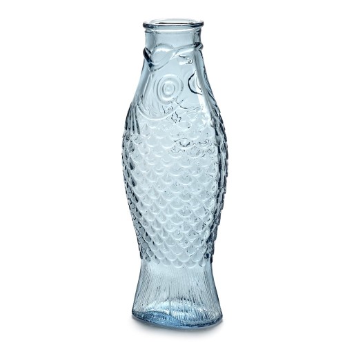 Flasche Fish and Fish 85 cl blau Serax