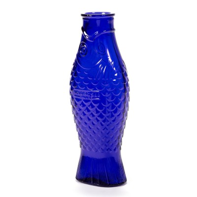 Fish and Fish fles 85 cl kobaltblauw Serax 2