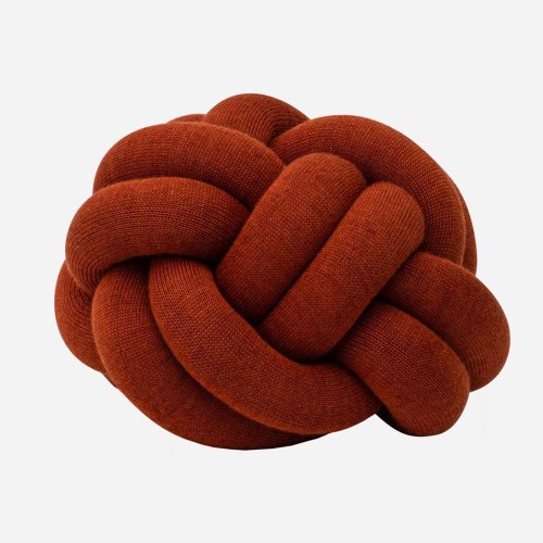 Knot-Kissen ockerrot Design House Stockholm