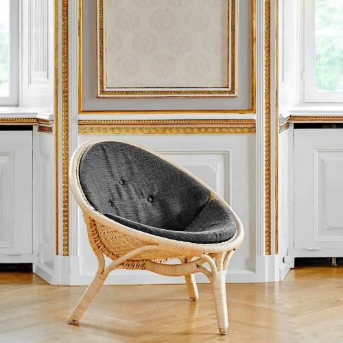 Sillón Rana de ratán natural Sika Design