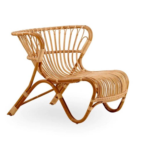 Fox fauteuil naturel rotan Sika Design
