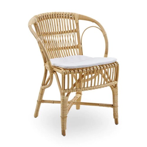 Chaise Robert rotin naturel Sika Design