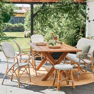 Isabelle brown chair with armrest 2