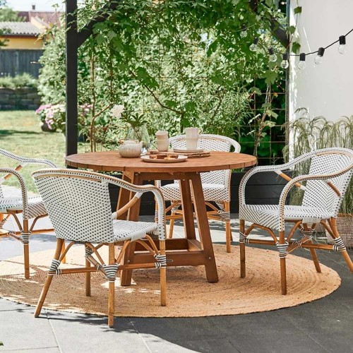 Chaise Madeleine marron