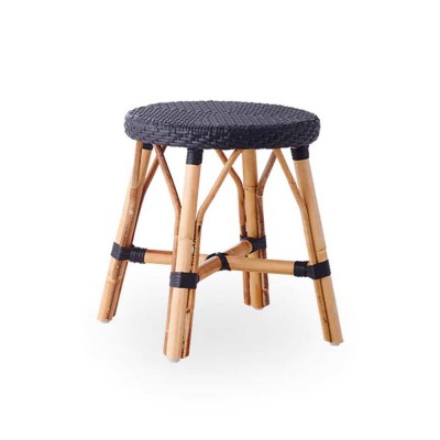 Tabouret Simone 45 cm noir Sika Design
