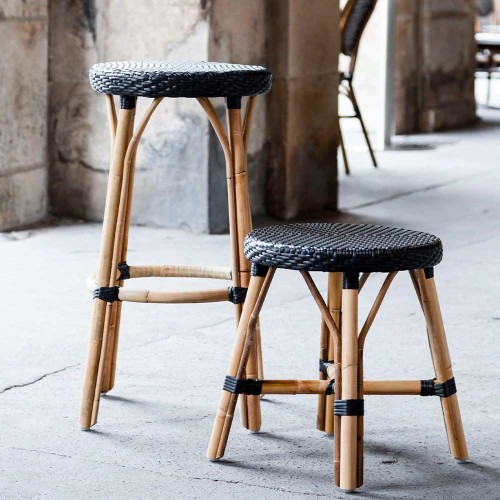 Sgabello Simone 45 cm nero