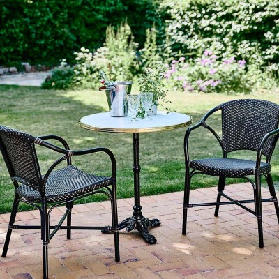 Valerie outdoor chair black 2