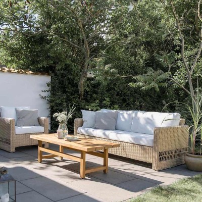 Carrie lounge stoel naturel 2