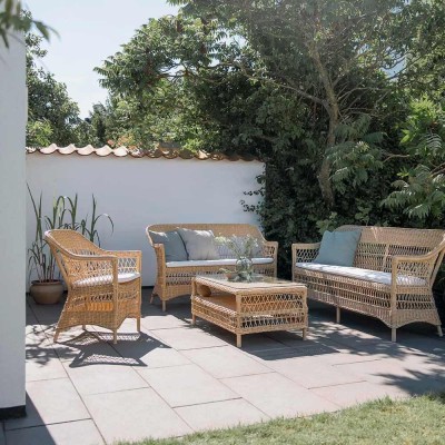 Charlot 3 seater sofa natural 2