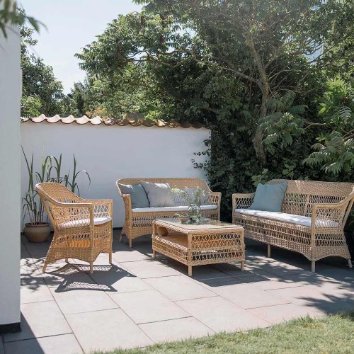 3-Sitzer-Sofa Charlot natur