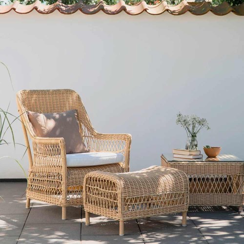 Repose-pieds Dawn antique grey