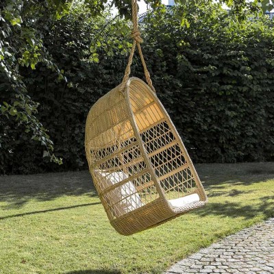 Evelyn antique grey hanging chair Sika Design 2