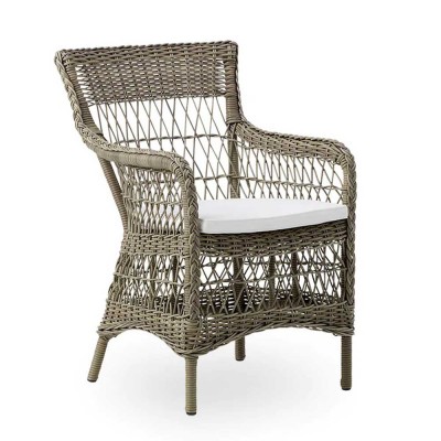Silla con reposabrazos Marie antique grey Sika Design Sika Design