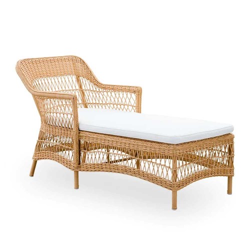 Liegestuhl Olivia natur Sika Design