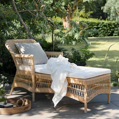 Liegestuhl Olivia natur Sika Design 2