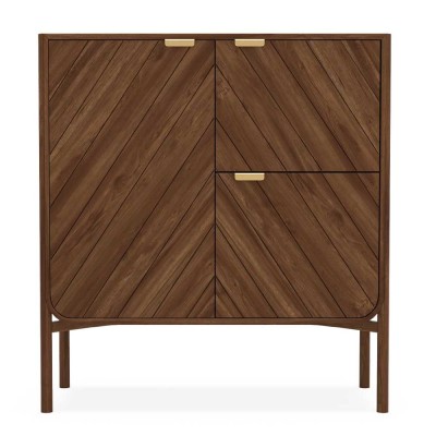 Marius chest of drawers natural walnut Hartô 2