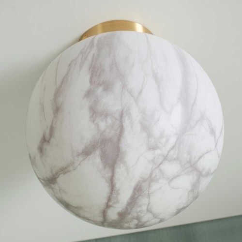 Carrara marble ceiling lamp L It's About RoMi