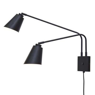 Lampada da parete Bremen nera It's About RoMi 2