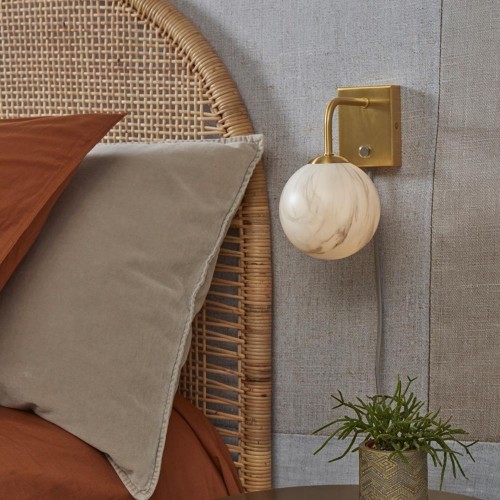 Carrara gouden wandlamp It's About RoMi