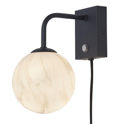 Lampada da parete Carrara nera It's About RoMi 2