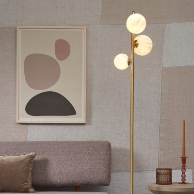 Carrara marble floor lamp It's About RoMi It's About RoMi