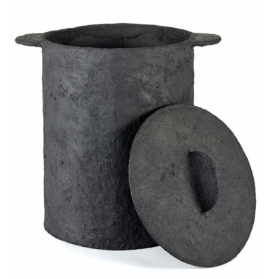 Cesto Earth per il bucato + coperchio + sacchetto nero Serax 2