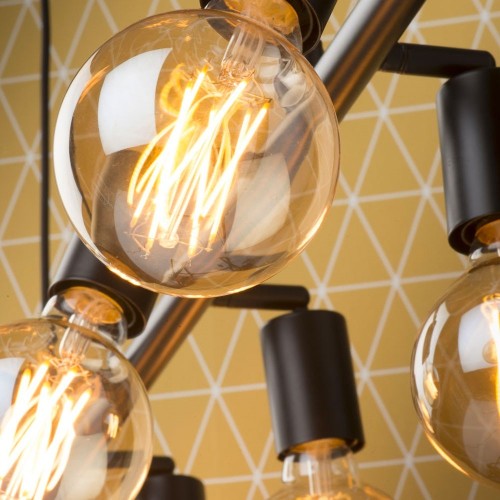 Suspension Miami 8 lampes noir It's About RoMi