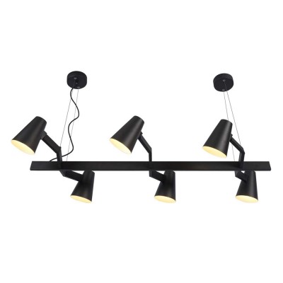 Suspension Biarritz 6 lampes noir It's About RoMi It's About RoMi