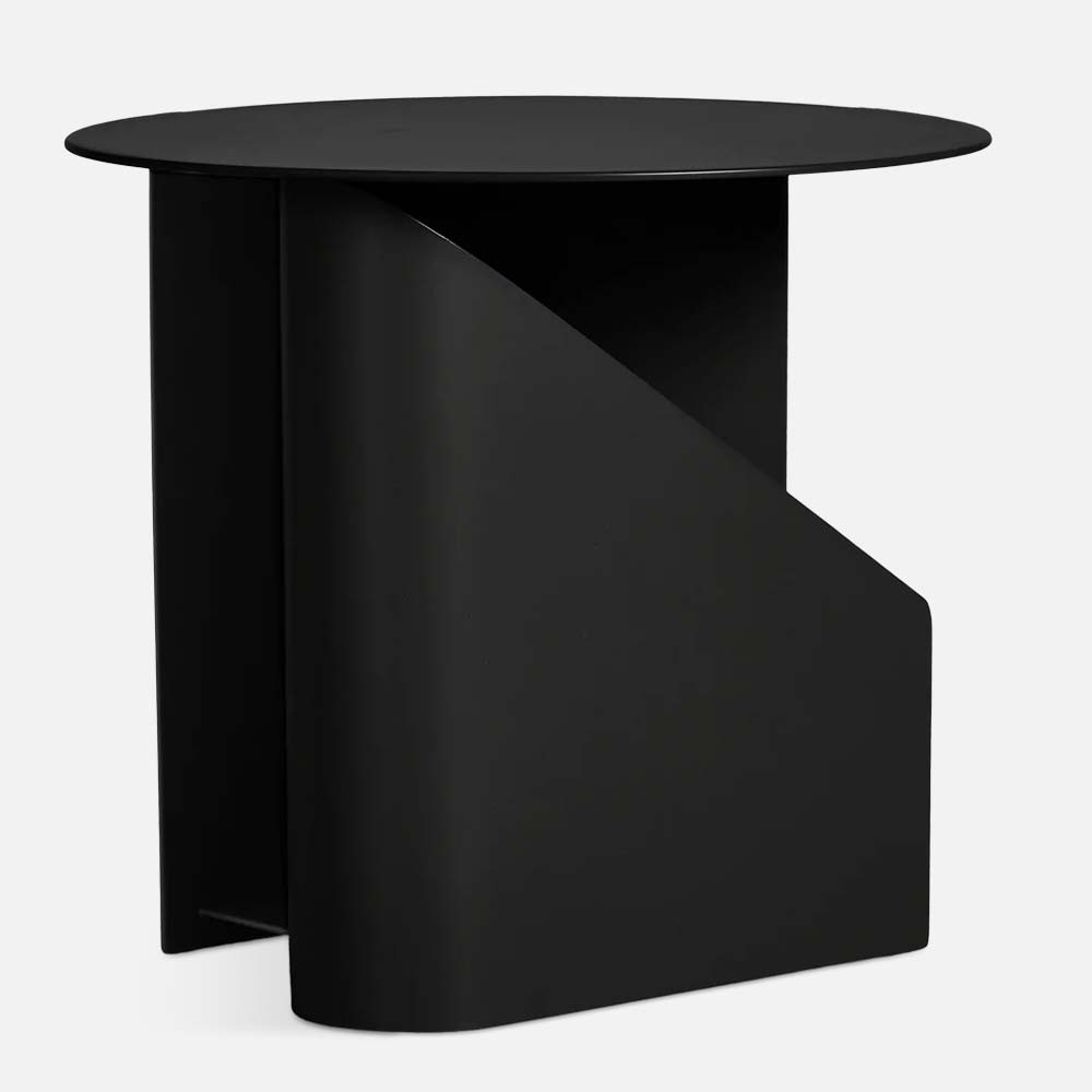 Sentrum black side table Woud