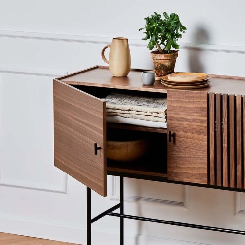 Buffet Array walnoot 120cm Woud