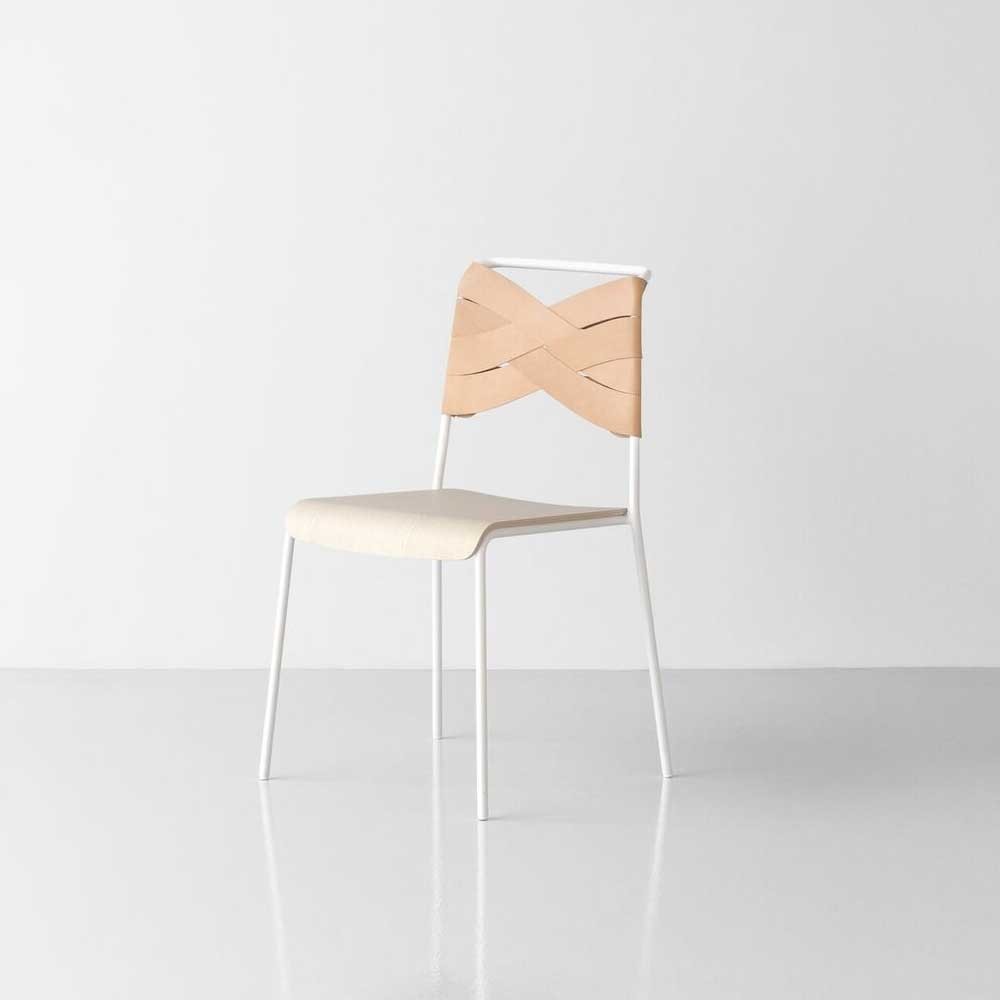 Torso chair ash & natural leather Design House Stockholm