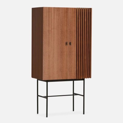 Array Buffet alto in noce 80 cm Woud 2