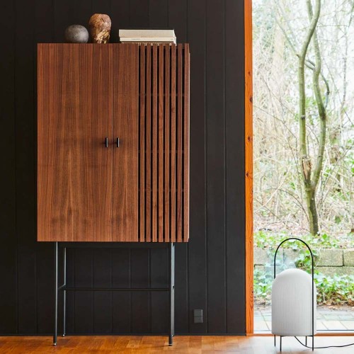 Array Buffet alto in noce 80 cm Woud