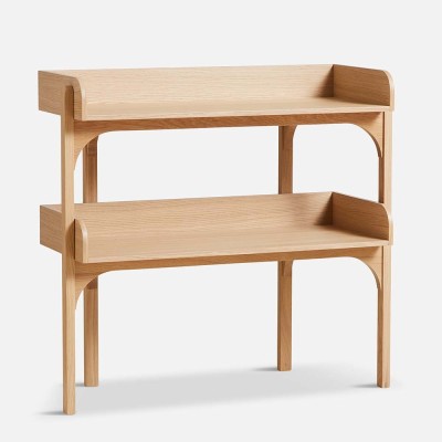 Étagère Utilty chêne teinté de blanc Woud 2