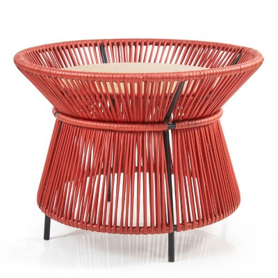 Caribe Chic side table crema nuova marble, copper ames ames