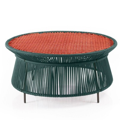 Table basse Caribe Chic moss green, copper, black ames ames