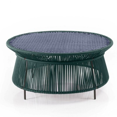 Mesa de centro Caribe Chic verde musgo, azul oscuro, negro ames ames