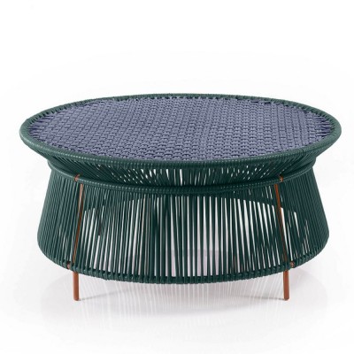Table basse Caribe Chic moss green, dark blue, copper ames ames