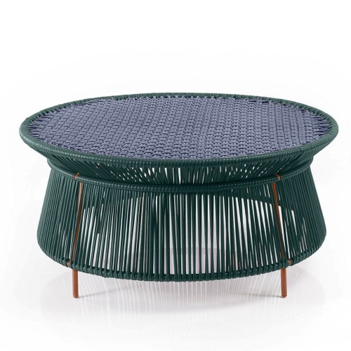 Table basse Caribe Chic moss green, dark blue, copper ames