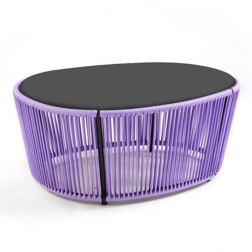 Cartagenas lila en zwarte salontafel ames