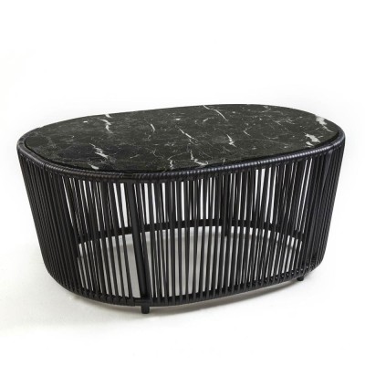 Table basse Cartagenas marbre nero, black ames