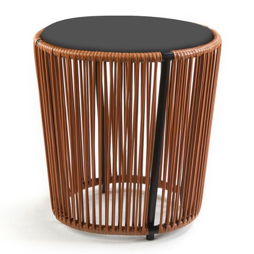 Mesa auxiliar Cartagenas marrón caramelo, negro ames