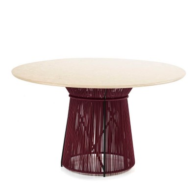 Tisch Caribe Chic Marmor crema nuova, black red, black ames ames